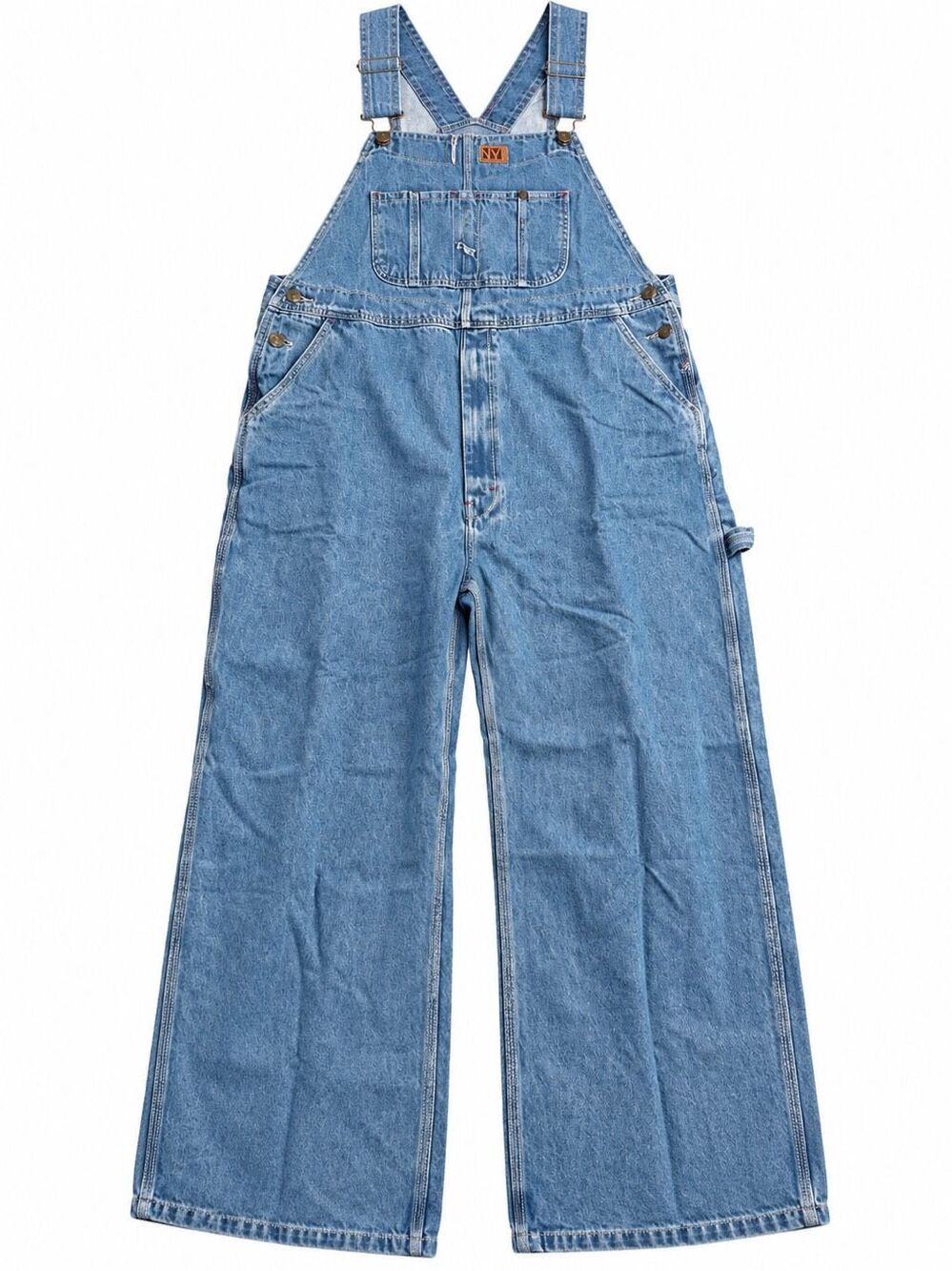 NWT NY Threads Vintage Y2K Denim Overalls Carpenter Size 40x30 New